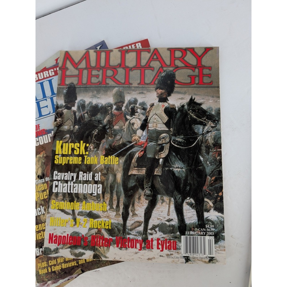 Vtg MILITARY HERITAGE Magazine Lot Civil War WWII Napoleon Gettysburg Stonewall - Picture 7 of 16